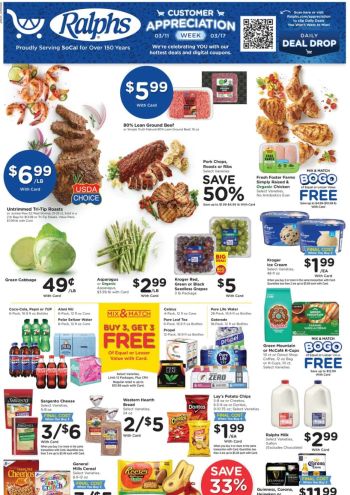 Ralphs offer thumb